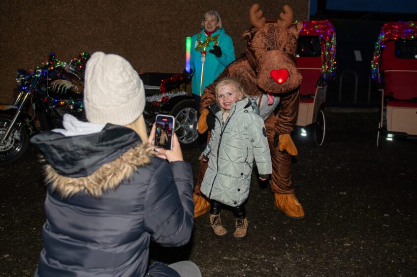 Festive fun at Carnoustie Christmas lights event.