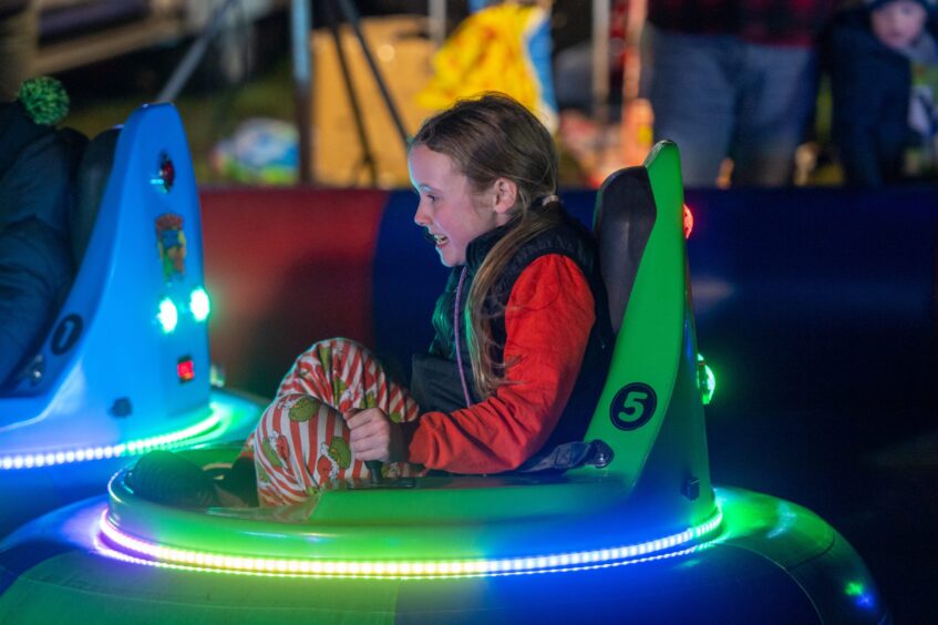 unfair ride at Carnoustie Christmas fair.