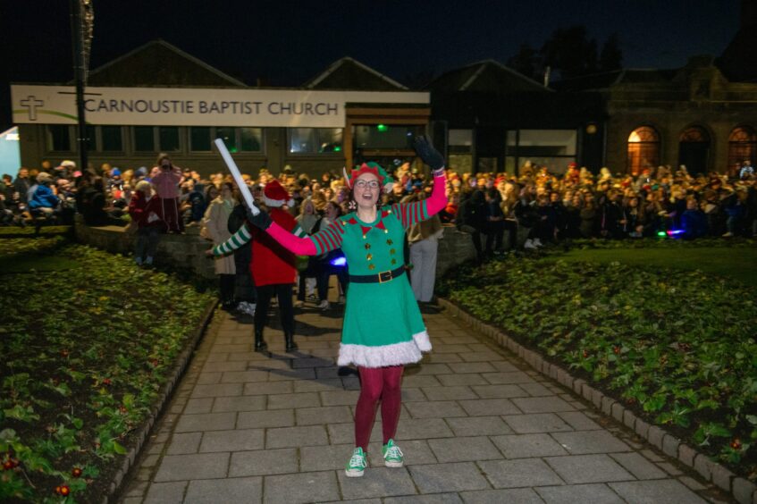 Carnoustie Christmas parade.