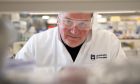 Prof David Gray in the Drug Discovery Unit at Dundee University. Image: Kim Cessford/DC Thomson.