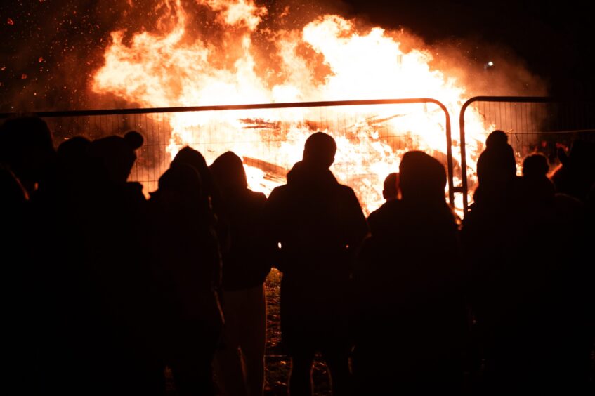 Edzell fireworks display at The Muir.