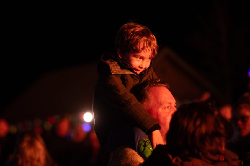 Edzell fireworks night at The Muir.