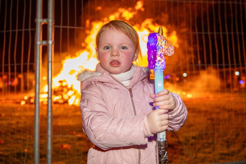 Edzell fireworks display at The Muir.