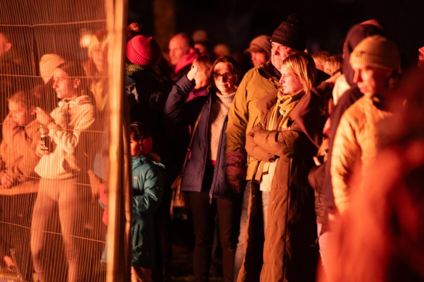 Edzell fireworks night at The Muir.