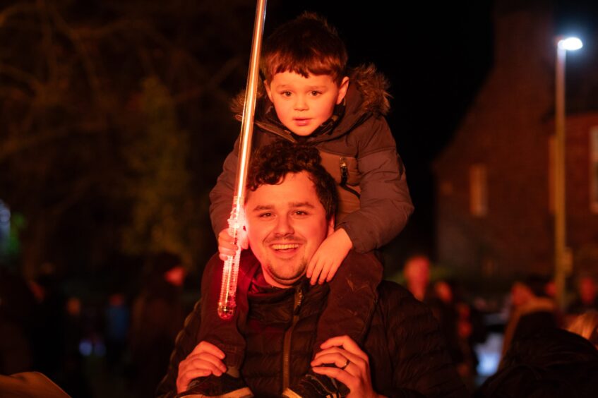 Edzell fireworks display at The Muir.