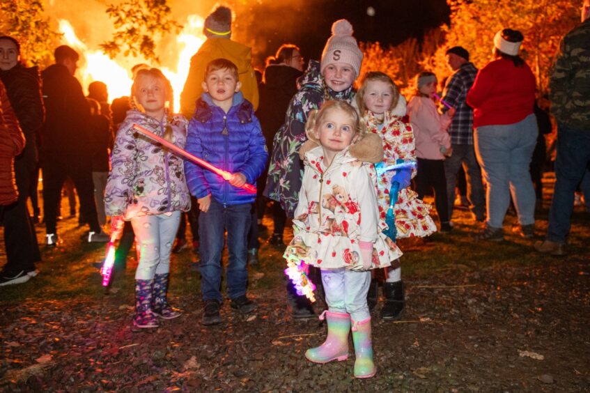 Edzell fireworks night at The Muir.