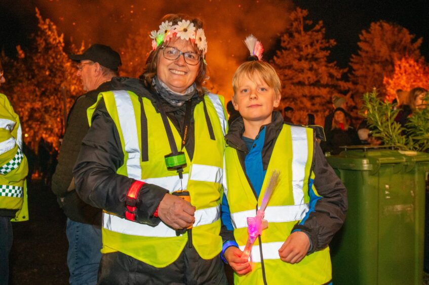 Edzell fireworks night at The Muir.