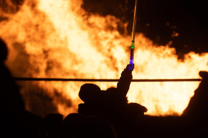 Edzell bonfire night at The Muir.