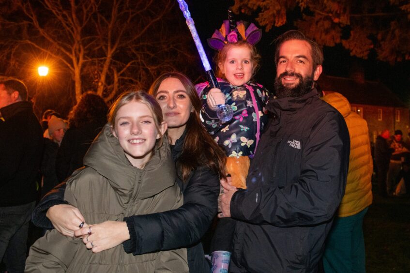 Edzell fireworks night at The Muir.