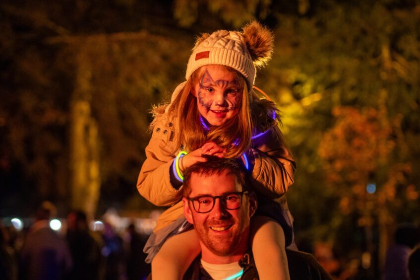 Edzell fireworks night at The Muir.