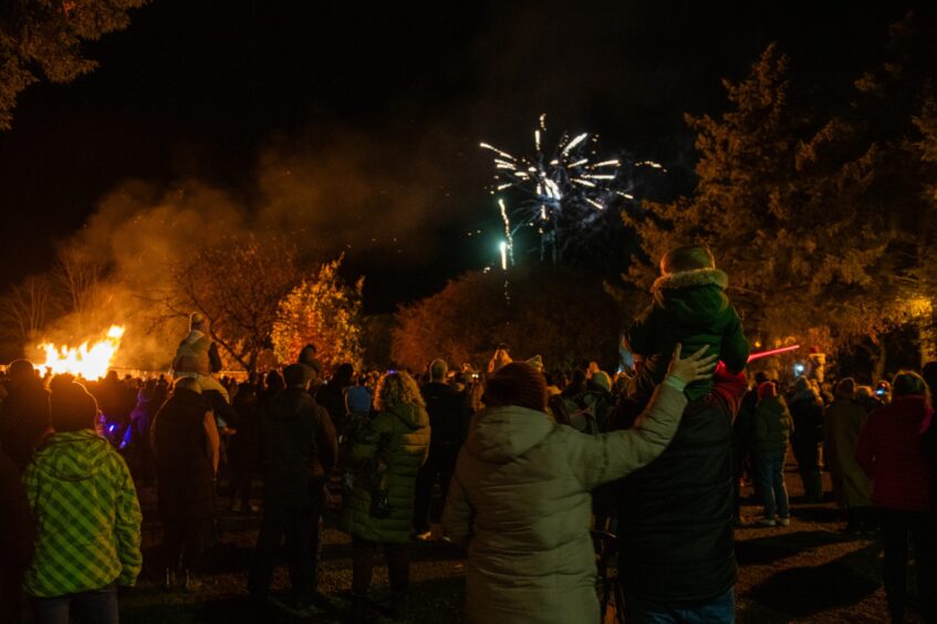 Edzell fireworks display at The Muir.