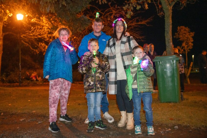 Edzell fireworks display at The Muir.