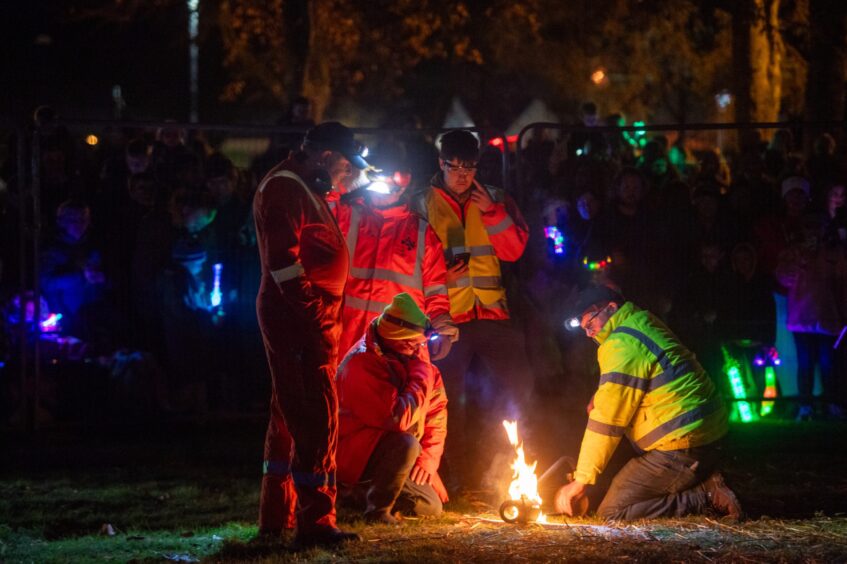 Edzell fireworks night at The Muir.