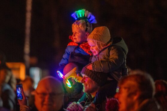 Enjoying the Edzell fun. Image: Kim Cessford / DC Thomson