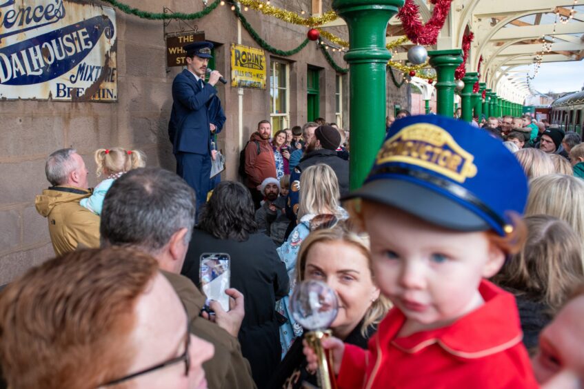 The Polar Express at Brechin Caledonian Railway.