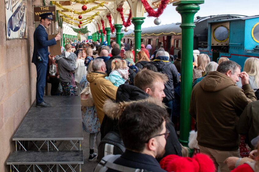 The Polar Express at Brechin Caledonian Railway.