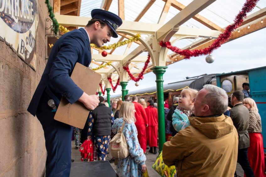 The Polar Express at Brechin Caledonian Railway.