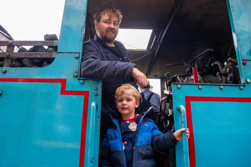 The Polar Express at Brechin Caledonian Railway.