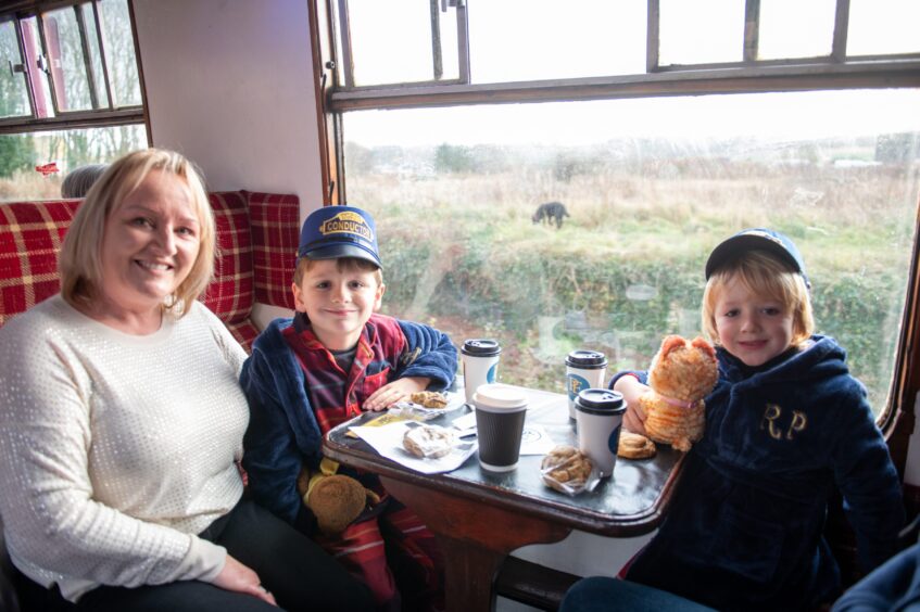 The Polar Express at Brechin Caledonian Railway.