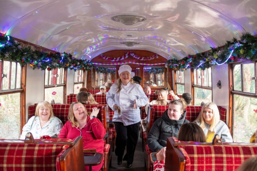 The Polar Express at Brechin Caledonian Railway.