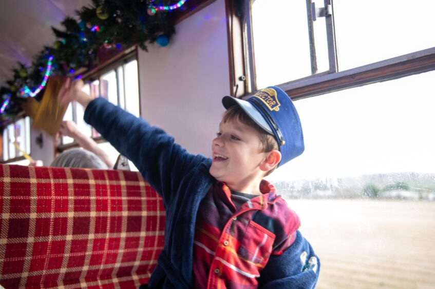 The Polar Express at Brechin Caledonian Railway.