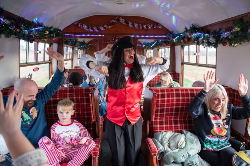 The Polar Express at Brechin Caledonian Railway.