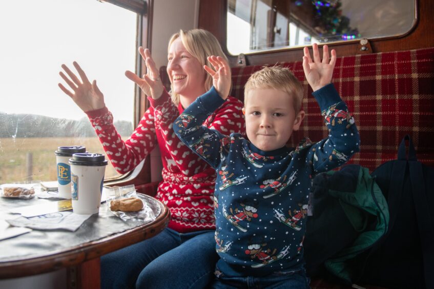 Polar Express at Brechin Caledonian Railway.