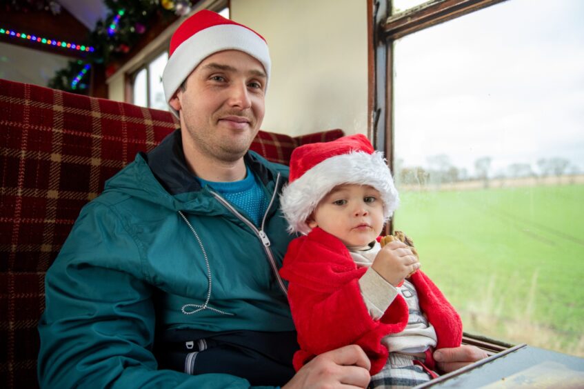 Polar Express at Brechin Caledonian Railway.