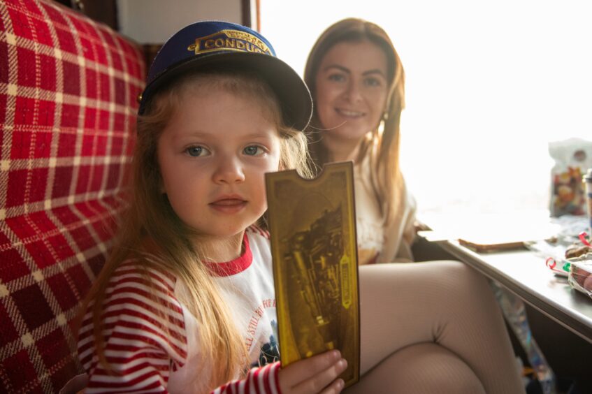 Polar Express at Brechin Caledonian Railway.