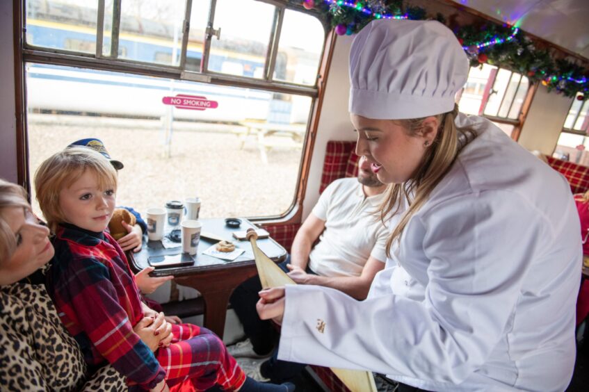 The Polar Express at Brechin Caledonian Railway.