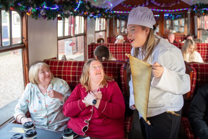 The Polar Express at Brechin Caledonian Railway.