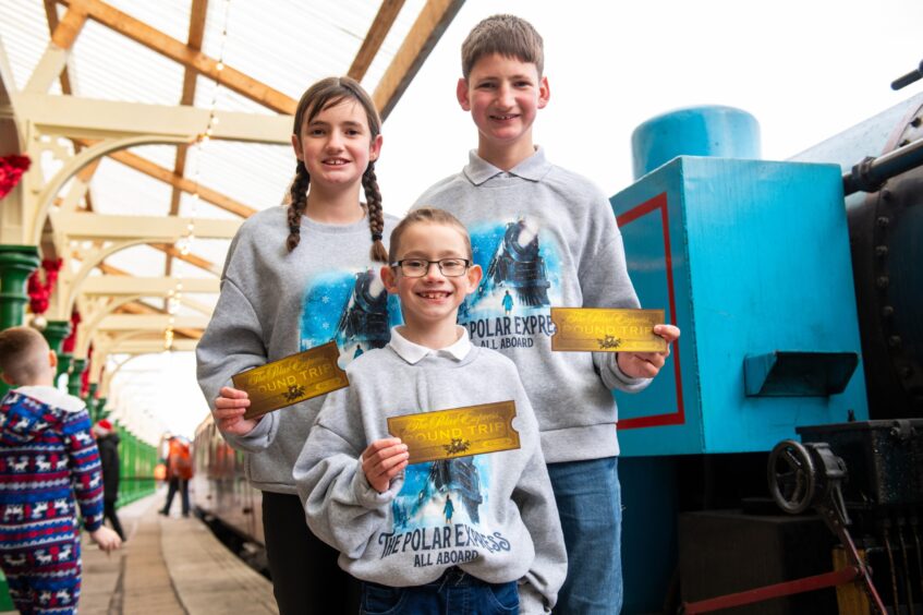 The Polar Express at Brechin Caledonian Railway.