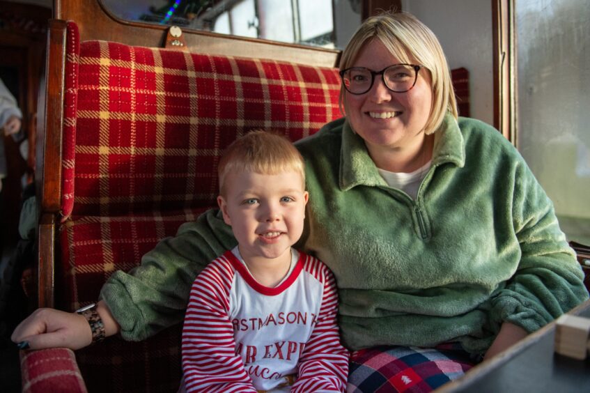 The Polar Express at Brechin Caledonian Railway.