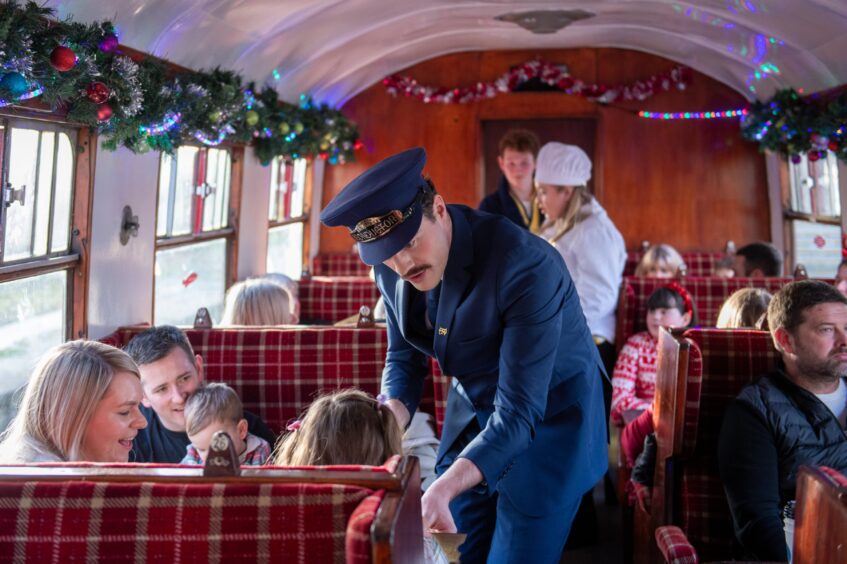 The Polar Express at Brechin Caledonian Railway.