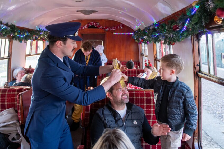 The Polar Express at Brechin Caledonian Railway.