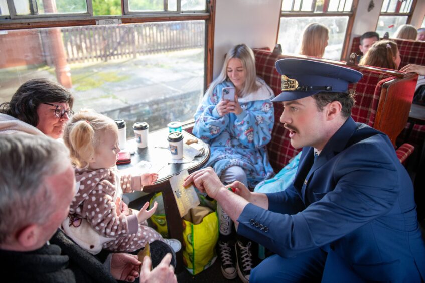 Polar Express at Brechin Caledonian Railway.