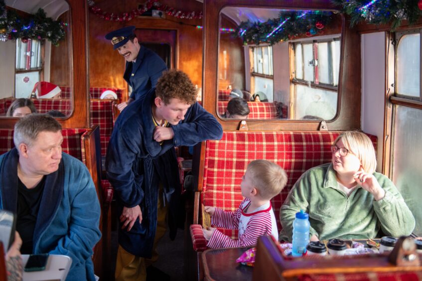 The Polar Express at Brechin Caledonian Railway.