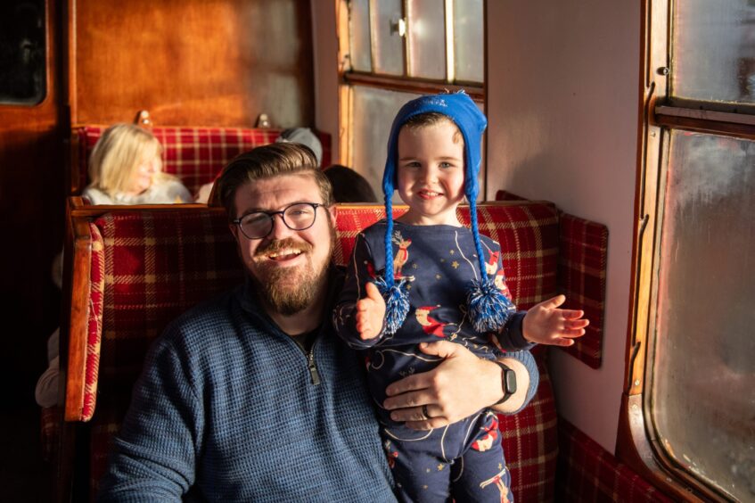 The Polar Express at Brechin Caledonian Railway.