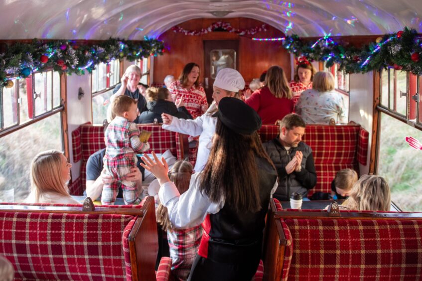 The Polar Express at Brechin Caledonian Railway.