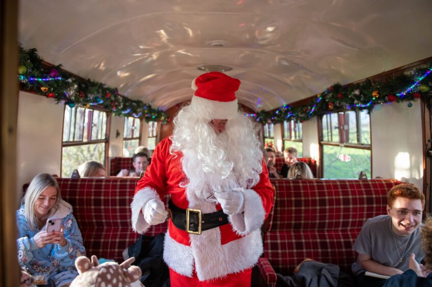 The Polar Express at Brechin Caledonian Railway.