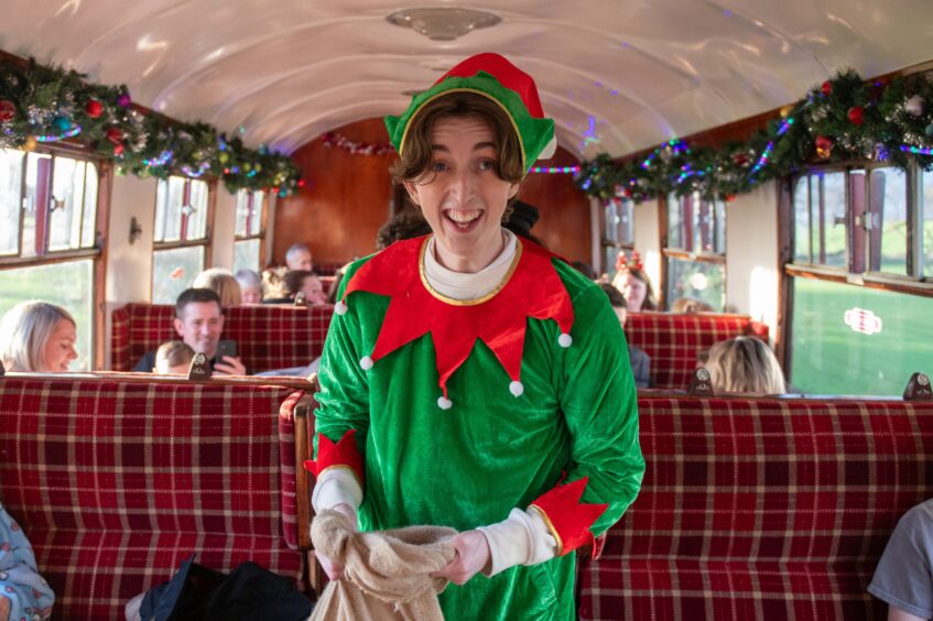 The Polar Express at Brechin Caledonian Railway.