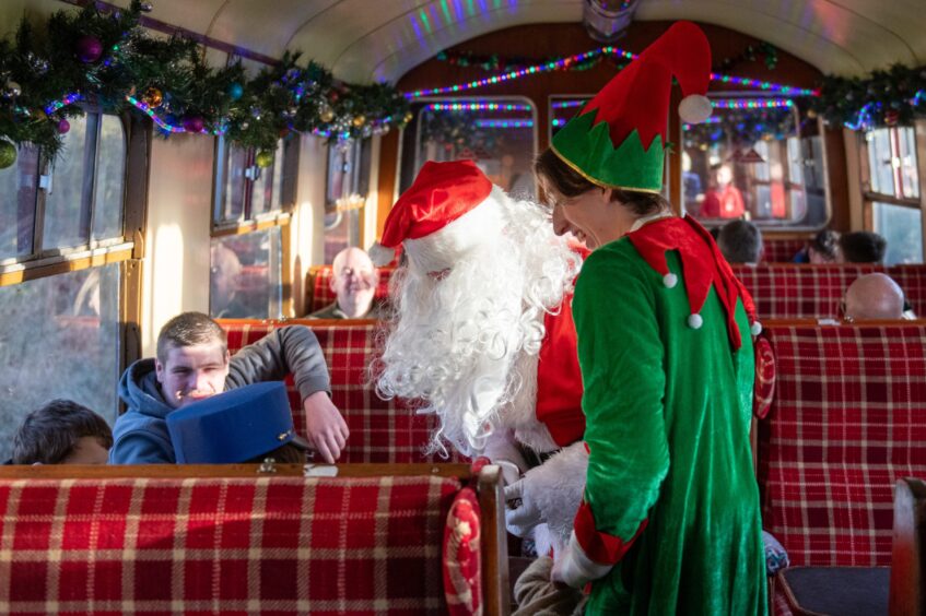 The Polar Express at Brechin Caledonian Railway.