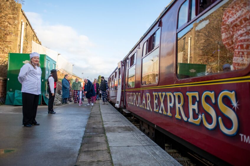 Polar Express at Brechin Caledonian Railway.