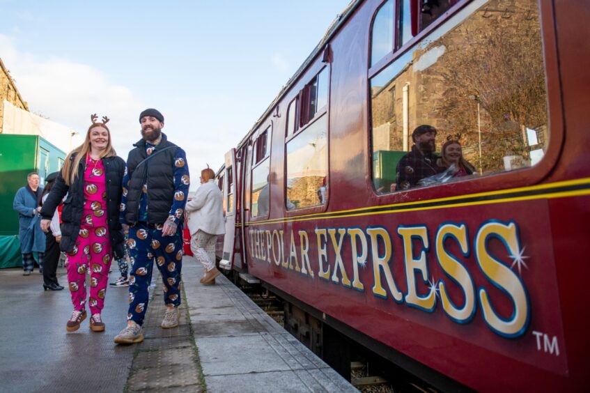 Polar Express at Brechin Caledonian Railway.