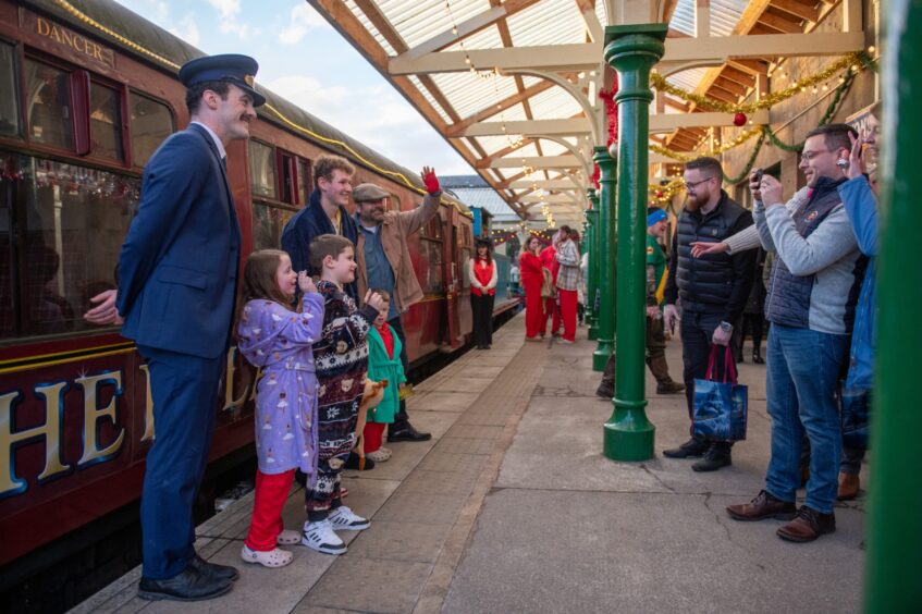 Polar Express at Brechin Caledonian Railway.