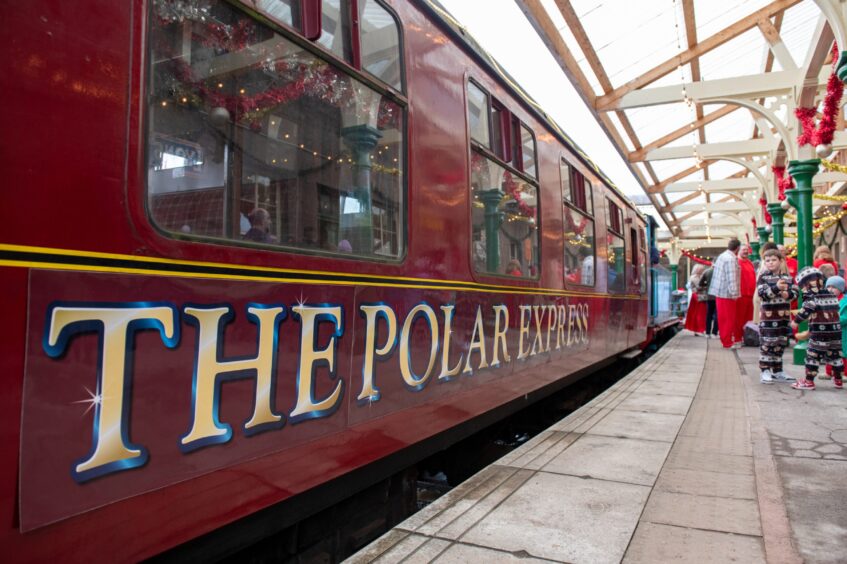 The Polar Express at Brechin Caledonian Railway.