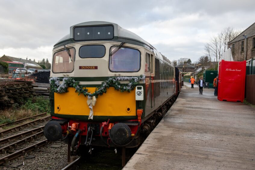 Polar Express at Brechin Caledonian Railway.