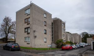 Houses in Southampton Place in Dundee are among those which have Raac. Image: Kim Cessford / DC Thomson.