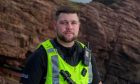 Angus police officer Kieran Ritson.