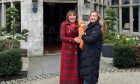 Lorraine and Rosie with baby Billie on her first trip to Scotland. Image: Instagram